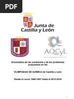 Olimpiadas Química CyL 1996-1997 Hasta El 2015-2016