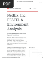 Net Ix, Inc. Pestel & Environment Analysis: Fern Fort University