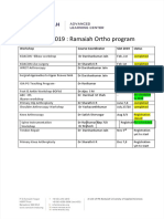 Ramaiah Ortho-2019 Calendar at ALC v2