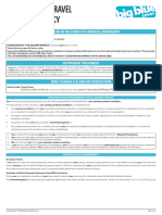 What To Do in The Event of A Medical Emergency: Reference Number: MSM Core BB1919/20