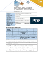 Guía de Actividades y Rúbrica de Evaluación - Tarea 2 - Arte y Tradición