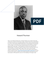 Howard Thurman Lived From 1899 To April 10, 1981