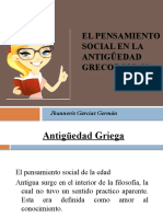 El Pensamiento Social en La Antigüedad GRECOROMANA Jhan