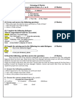 Mid Year Exam 2nd Prep 2 OL