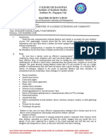 Dimensions and Framework of Academic Extensions and Community Resources Relationship