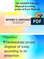 SCIENCE Q1 LESSON 8 WASTE DISPOSAL. Beverly v. Santiago