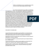 Mejoramiento y Ampliación de La Red Principal de Agua y Alcantarillado Del Sector Nor Este y Nor Oeste Del Aa HH Los Claveles Pampa Grande Distrito de Tumbes