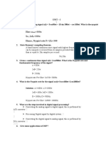 Digital Signal Processing Two Marks