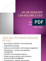 An HR Manager Can Become A Ceo