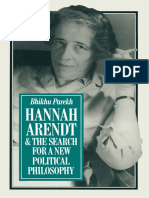 Bhikhu Parekh (Auth.) - Hannah Arendt and The Search For A New Political Philosophy (1981, Palgrave Macmillan UK) PDF