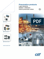 Pneumatics Products: Logic Elements, Position / Detectors Electro-Pneumatic Valves