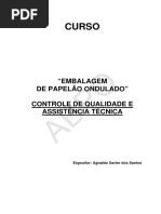 Curso Embalagem de Papelão Ondulado - Controle de Qualidade 