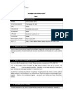 Formato Informe Fonoaudiologico