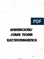 Afirmaicones Sobre Teoria Electromagnetica PDF