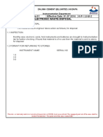 Standard Operating Procedure For (ELECTRONIC WASTE DISPOSAL)