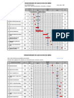 Cronograma de Ejecucion de Obra-Puente