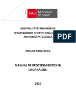 Manual de Procedimientos de Laboratorio de Uroanálisis