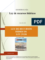 Ley de Los Recursos Hidricos Capitulo 3