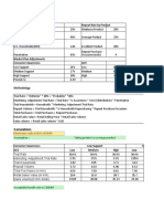 Montreaux Chocolate USA Calculations