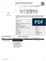 Model 4.5:1 Pilot Ratio, Ultra-Restrictive Counterbalance Valve