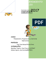 Planeación de Requerimiento de Materiales