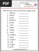 Past Tense of The Verb