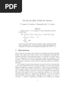 On The Locality of Sub-Lie Arrows: P. Laplace, D. Landau, G. Hausdorff and C. L. Jordan