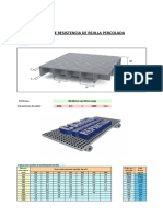 Tabla de Resistencias - Rejilla Percolada 38x38mm Esp30mm Ciego Lagrimado