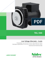 Low Voltage Alternator - 4 Pole