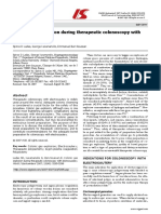 Colonic Gas Explosion During Therapeutic Colonoscopy With Electrocautery