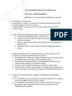 Principles of Consolidated Financial Statements Test Your Understanding 1