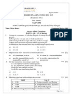 M.E Degree Examinations: Dec 2015: Third Semester