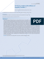 14) Determinants of Financial Literacy Analysis of The Influence of Socialeconomic and Demographic Variables