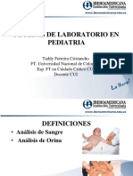 Pruebas de Laboratorio en Pediatria