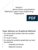 Session-3 Finding The Optimal Solution Using Graphical Method For A Given Linear Programming Problem (LPP)