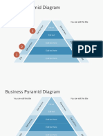 Business Pyramid Diagram: You Can Edit This Title You Can Edit This Title