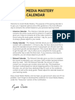 SMM - Pacing Calendar