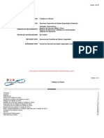 Procedimiento de Practica de Trabajo Seguro en Altura