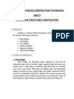 Advanced Construction Techniques UNIT-3 Large Span Structures Construction