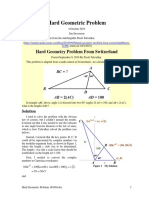 Hard Geometric Problem