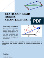 Statics of Rigid Bodies Chapter 2: Vector