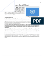 Objetivos de Desarrollo Del Milenio - ONU - Wikipedia