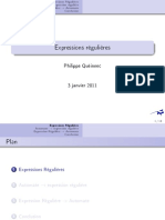 Cours 2 - Expressions Régulières