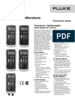 710 Series Process Calibrators: Technical Data Compact, Lightweight, and Easy To Carry