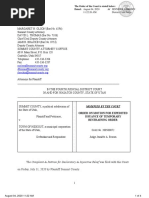 TRO - Summit County v. Town of Hideout (Granted 8 4 2020)