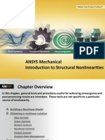 ANSYS Mechanical Introduction To Structural Nonlinearities: General Procedures