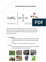 Proceso Industrial Del Ácido Sulfúrico