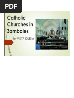 Catholic Churches in Zambales For Visita Iglesia