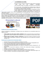 La Diversidad Cultural 2020 DPCC 5º