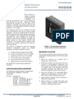 Remote Display Enclosure Installation Instructions: Description